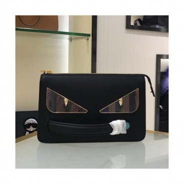 [이건 사야돼]Fendi 2019 Leather Bag Bugs Clutch Bag ,24CM 