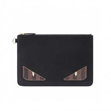 Fendi 2019 Leather Clutch Bag ,29.5CM 