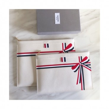 Thom Browne 2019 Leather Clutch Bag ,30/33cm 