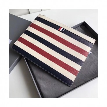 Thom Browne 2019 Leather Clutch Bag ,33cm 