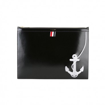 Thom Browne 2019 Leather Clutch Bag ,30/33cm 
