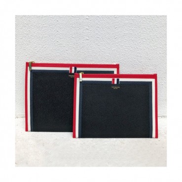 Thom Browne 2019 Leather Clutch Bag ,30/33cm 
