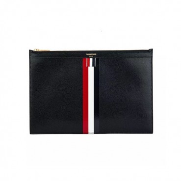 Thom Browne 2019 Leather Clutch Bag ,30/33cm 