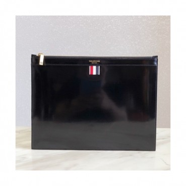 Thom Browne 2019 Leather Clutch Bag ,30/33cm 
