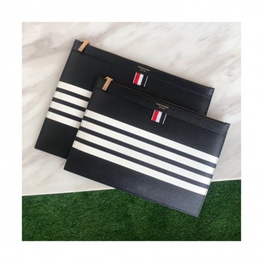 Thom Browne 2019 Leather Clutch Bag ,30/33cm 