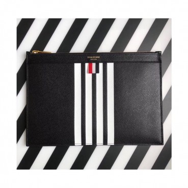 Thom Browne 2019 Leather Clutch Bag ,30/33cm 