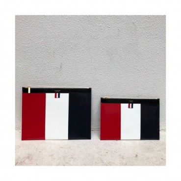 Thom Browne 2019 Leather Clutch Bag ,30/33cm 