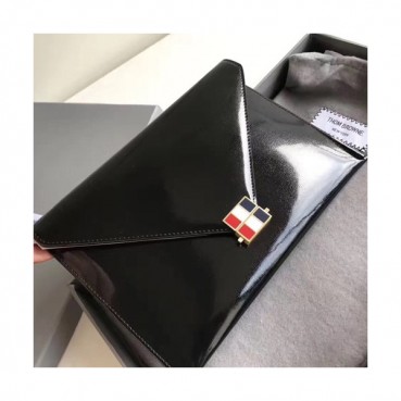 Thom Browne 2019 Leather Clutch Bag ,23.5cm 