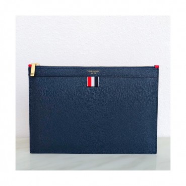 Thom Browne 2019 Leather Clutch Bag ,30cm 