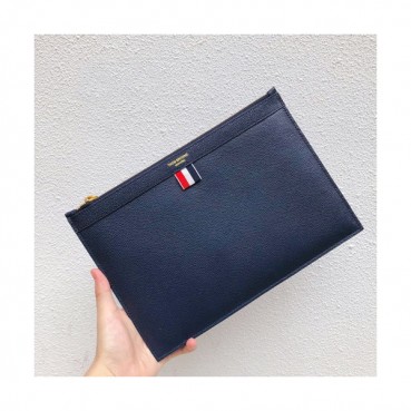 Thom Browne 2019 Leather Clutch Bag ,30/33cm 