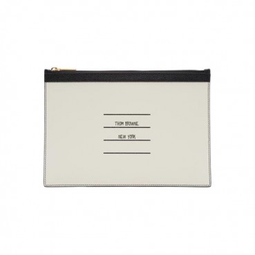 Thom Browne 2019 Leather Clutch Bag ,30/33cm 