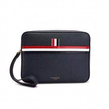Thom Browne 2019 Leather Clutch Bag ,23cm 