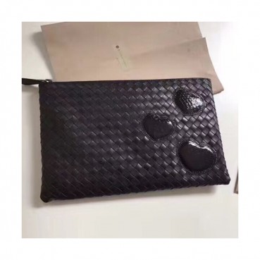 Bottega Veneta 2019 Leather Clutch Bag,26cm 