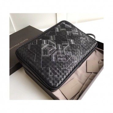Bottega Veneta 2019 Leather Clutch Bag,35cm 