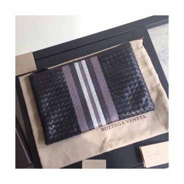Bottega Veneta 2019 Leather Clutch Bag,30cm 