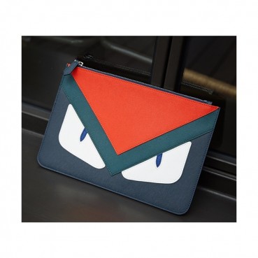 Fendi 2019 Leather Clutch Bag ,29.5CM 