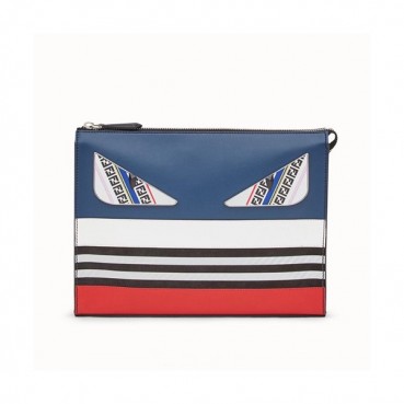 Fendi 2019 Leather Clutch Bag ,25CM 