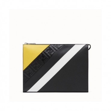 Fendi 2019 Leather Clutch Bag ,25CM 