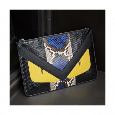 Fendi 2019 Leather Clutch Bag ,29.5CM 