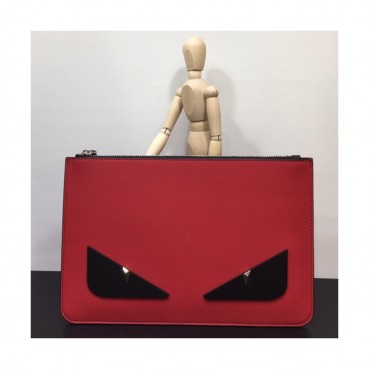 Fendi 2019 Leather Clutch Bag ,29.5CM 