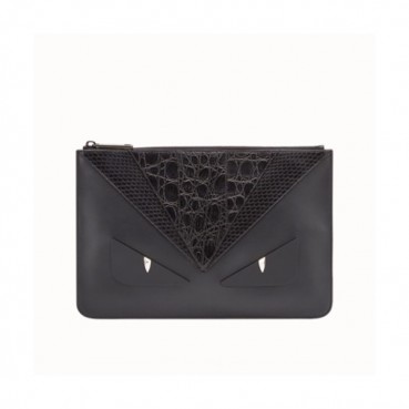 Fendi 2019 Leather Clutch Bag ,29.5CM 