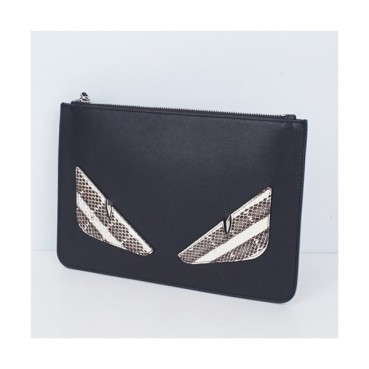 Fendi 2019 Leather Clutch Bag ,29.5CM 