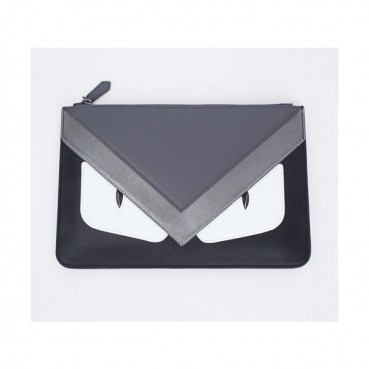 Fendi 2019 Leather Clutch Bag ,29.5CM 