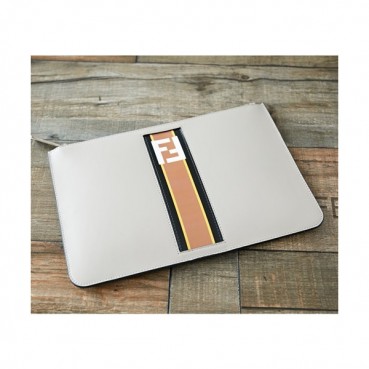 Fendi 2019 Leather Clutch Bag ,29.5CM 