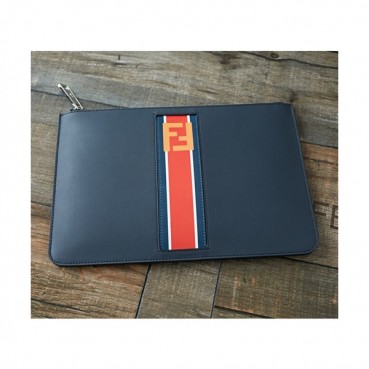 Fendi 2019 Leather Clutch Bag ,29.5CM 