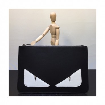 Fendi 2019 Leather Bag Bugs Clutch Bag ,29.5CM 