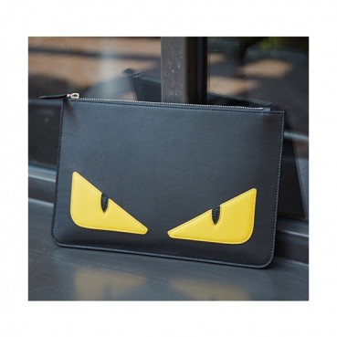 Fendi 2019 Leather Bag Bugs Clutch Bag ,29.5CM 