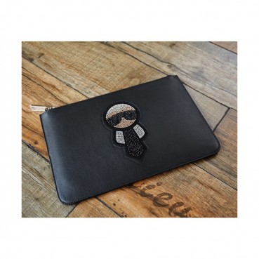 Fendi 2019 Leather Clutch Bag ,29.5CM 