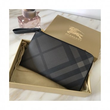 [한정 특가!!]Burberry 2019 Leather Clutch Bag, 21.5cm 