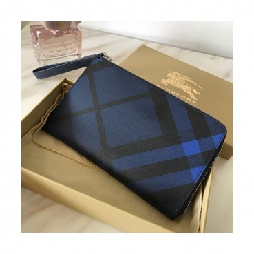 Burberry 2019 Leather Clutch Bag, 21.5cm 