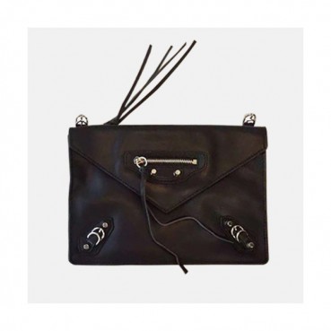 Balenciaga 2019 Leather Clutch Bag,22/26CM 