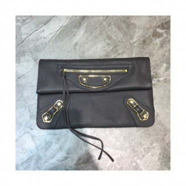 Balenciaga 2019 Leather Clutch Bag,30CM 