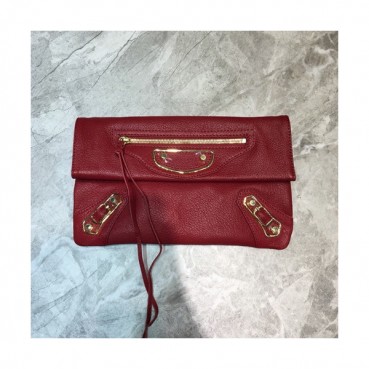 Balenciaga 2019 Leather Clutch Bag,30CM 
