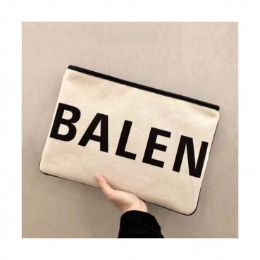 Balenciaga 2019 Canvas Clutch Bag,33CM 