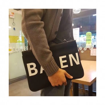 Balenciaga 2019 Canvas Clutch Bag,33CM 