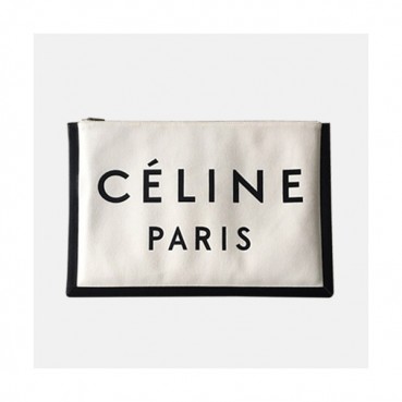 Celine Canvas Clutch Bag,37CM 