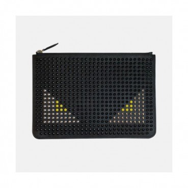 Fendi Leather Clutch Bag ,28CM 