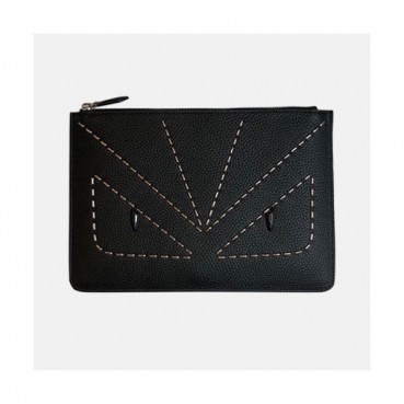 Fendi Leather Clutch Bag ,30CM 