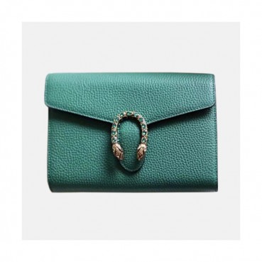 Gucci Leather Mini Clutch Chain Shoulder Bag ,20CM 