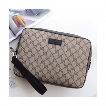 Gucci Supreme Canvas Clutch Bag,27CM 