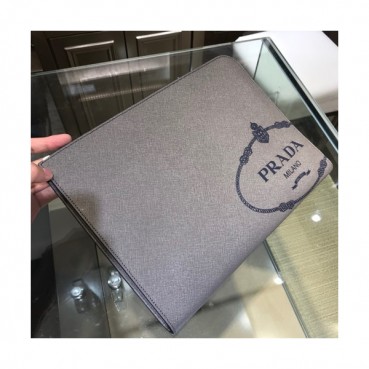 Prada Mens Clutch Bag ,33CM 