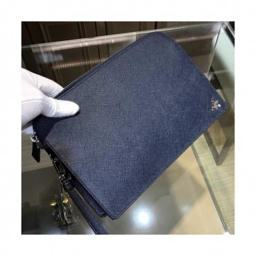 Prada Saffiano Mens Clutch Bag ,26.5CM 