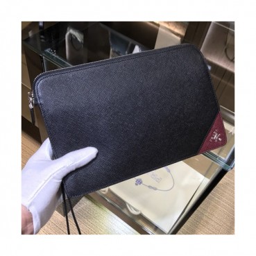 Prada Saffiano Mens Clutch Bag ,26.5CM 