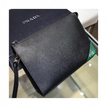 Prada Mens Clutch Bag ,24CM 