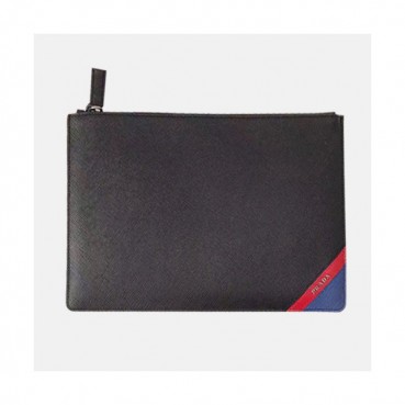 Prada Saffiano Mens Clutch Bag ,28CM 