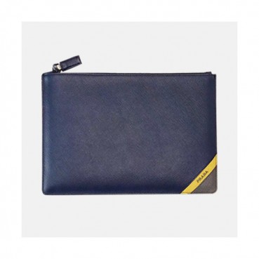 Prada Saffiano Mens Clutch Bag ,28CM 